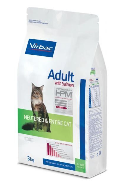 Veterinary HPM CAT Adult Neutered & Entire - Croquette, aliment complet pour chat adulte s 3000 g Futter