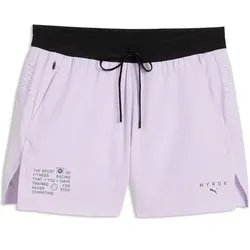 Puma Damen Freizeit / Mode Sommer GJ Shorts Shorts Da W PUMA x HYROX 3 2in1 SHORT, Größe M in Lila Lila