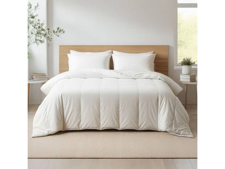 Couette tempérée mi-saison 300g/m² 260x240 cm