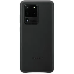 Samsung Leather Cover für Galaxy S20 Ultra schwarz