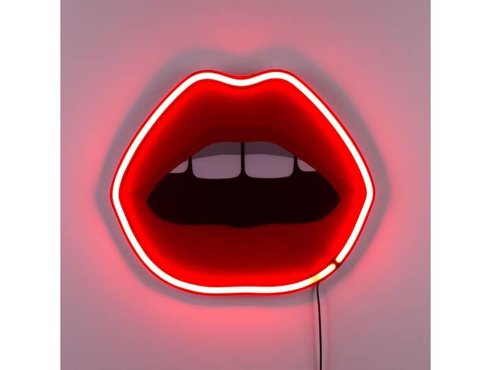 Seletti - Applique avec prise Blow - Rouge - Acrylique - Designer Studio Job