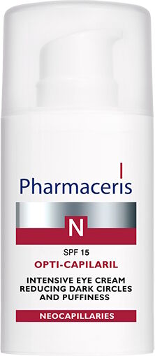 Pharmaceris N Opti-Capilaril intensiv øjencreme til reducering af mørke rander og hævelser under øjnene SPF 15 15 ml