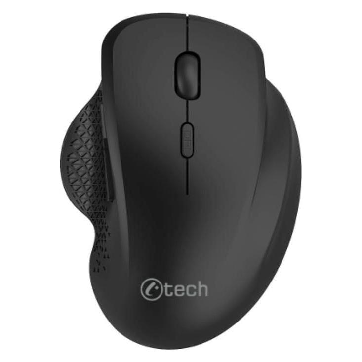 C-Tech Mouse WLM-14BK Dual mode, wireless, BT5.0 (Kabellos) (WLM-14BK)