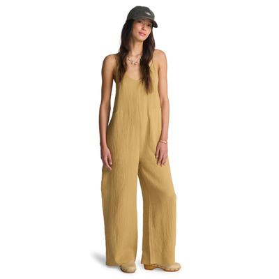 Jumpsuit BILLABONG "Only In Dreams", Damen, Gr. S, stone, Obermaterial: 100% Baumwolle., Overalls Jumpsuit