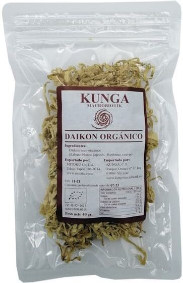 Kunga Daikon Orgânico Seco 40g
