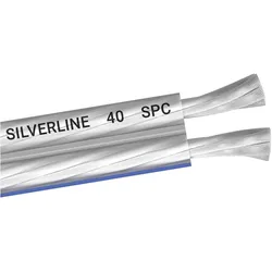 Oehlbach Lautsprecherkabel 2x4mm2 4m (4 m, 4 mm2), Lautsprecherkabel, Transparent