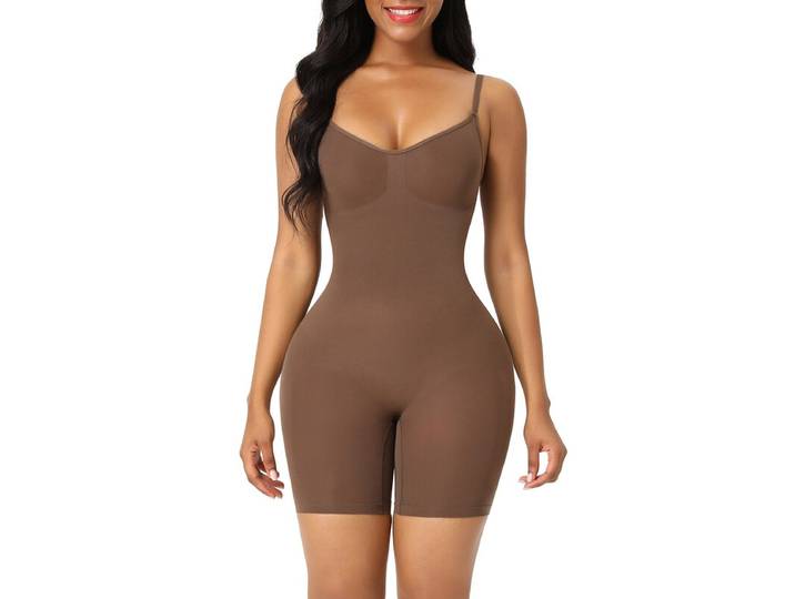 Feelingirl Shapewear culot gainage du ventre et liftant pour les fesses - 3XL/4XL - Marron