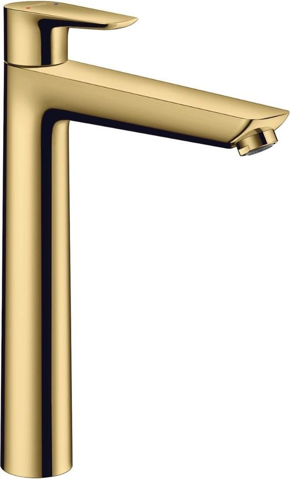 Hansgrohe Wasbakmengkraan Talis E met afvoerplug, G 1 1/4 inch, gepolijst, goudkleurige afwerking