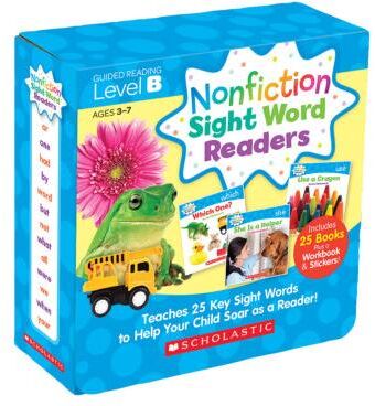 Scholastic Teaching Resources Nonfiction Sight Word Readers Parent Pack Level B