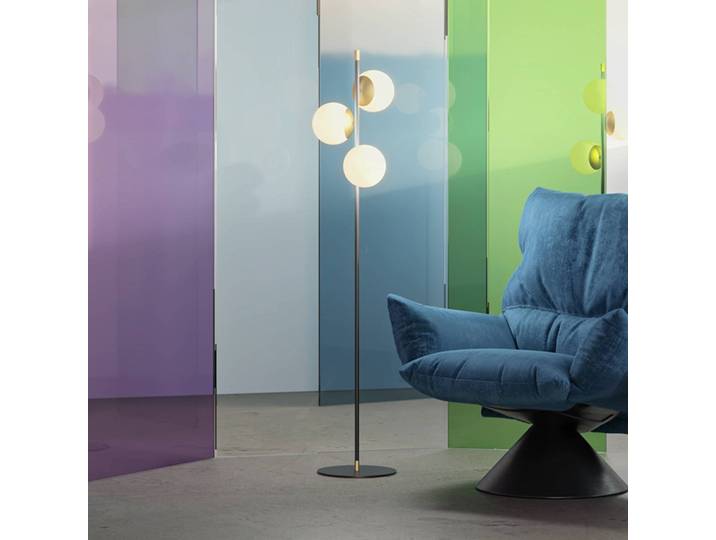 Maytoni Stehlampe Nostalgia, schwarz, für Wohn- / Esszimmer, Metall, Modern