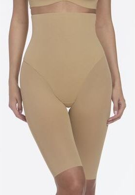 Plus Size Women's Melanie Firm Control High Waist Thigh Shaper by Dominique in Mocha (Size S)