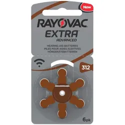 RAYOVAC Hörgerätebatterie Extra Advanced 312 (6 St.)