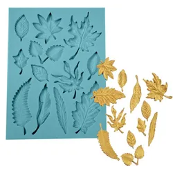 Silikonform „Blätter“ 15 × 12 cm