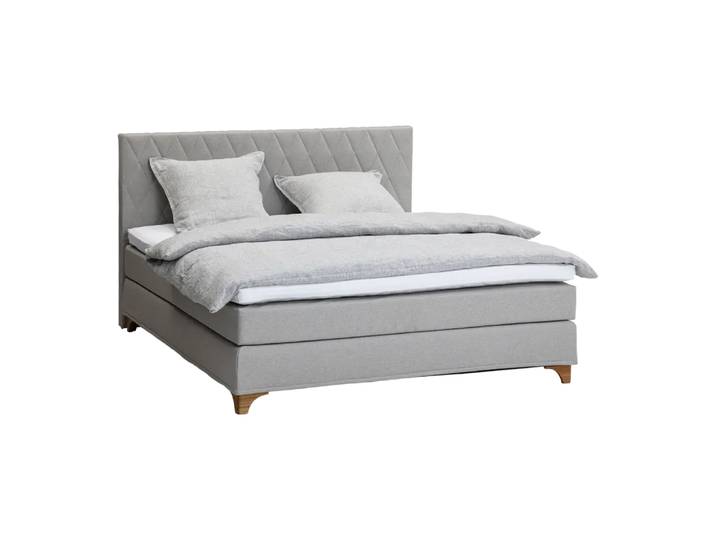 Boxspringbett Odin, 180x200 cm, Johann Jakob, pg , spy beige , Textil