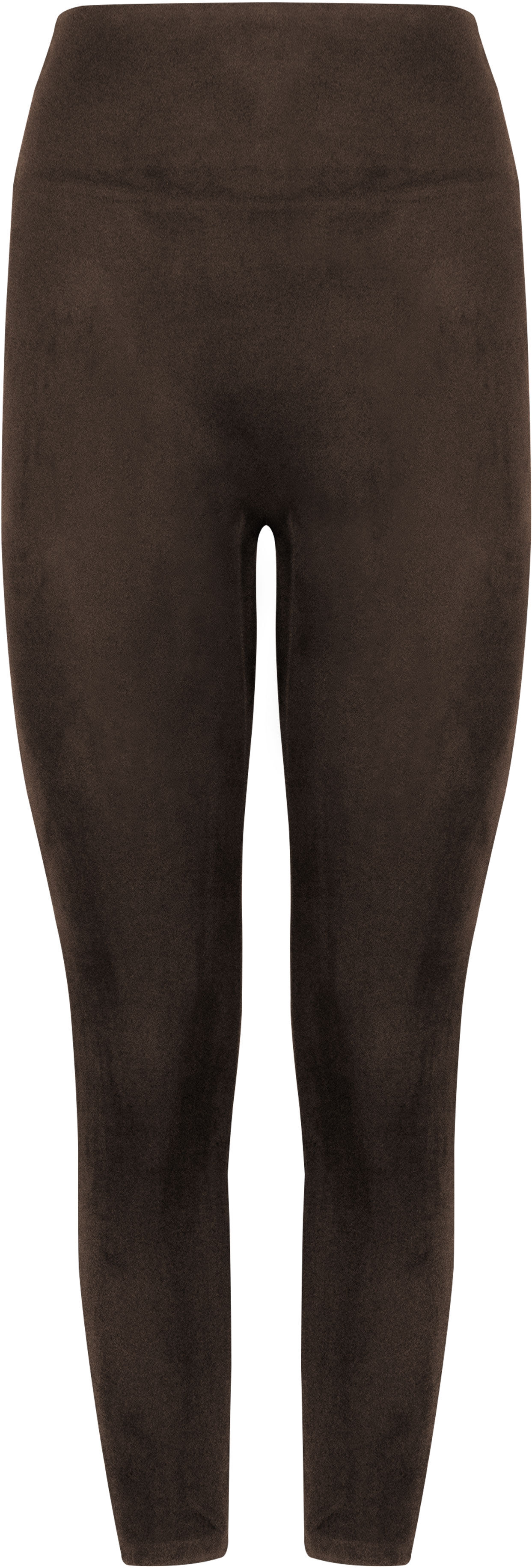 Leggings MAGIC BODYFASHION "Hi-Waist Slim Tights", Damen, Gr. XXL, N-Gr, braun (chocolate), Obermaterial: 80% Polyamid, 20% Elasthan, eng lang, Hosen Leggings, mittlere Formung von Bauch, Hüften und Oberschenkeln