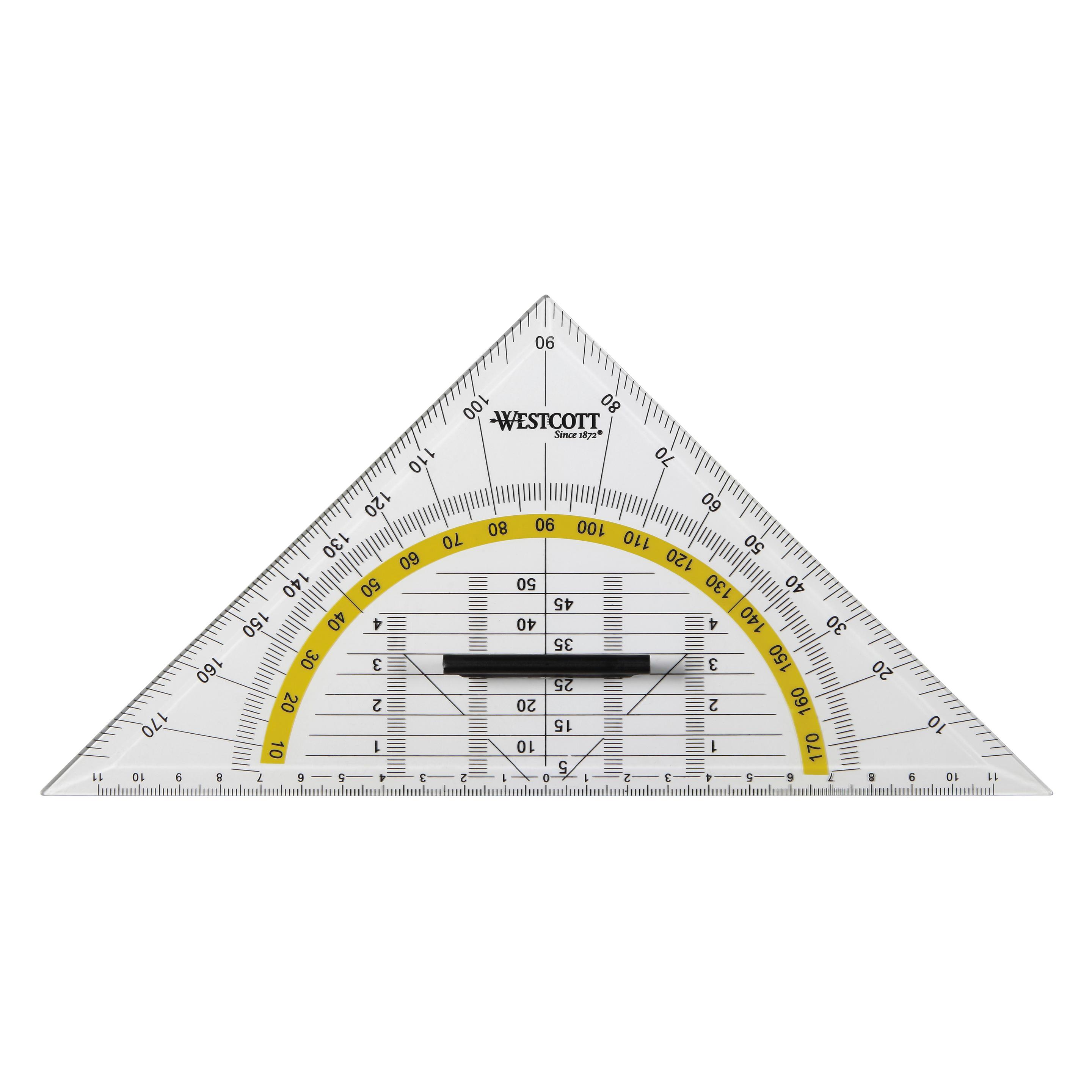 Westcott Geodreieck (22 cm, Kunststoff) (e-10134 bp)
