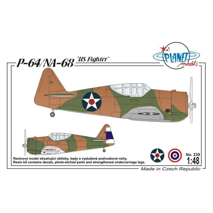 Planet Models P-64/NA-68 "US Fighter" (129-PLT239)