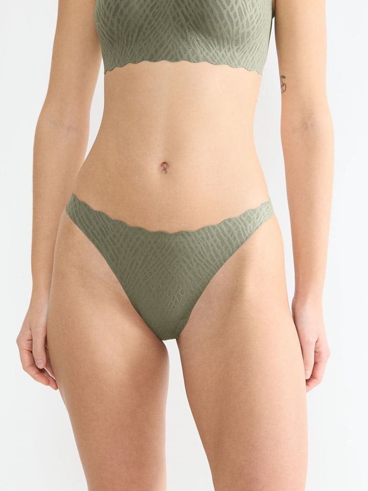Sloggi String "Zero Feel" in Grün - L