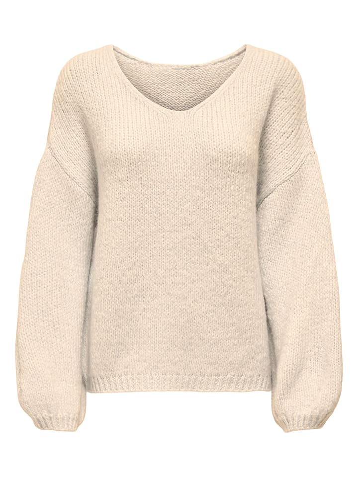 JDY Pullover in Beige - XL