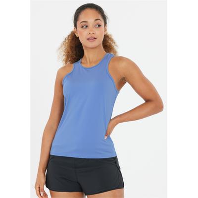 Tanktop ATHLECIA "Almi", Damen, Gr. 36, blau, 88% Polyester, 12% Elasthan, unifarben, normal, Rundhals, Tops Tanktop, in atmungsaktiver Qualität