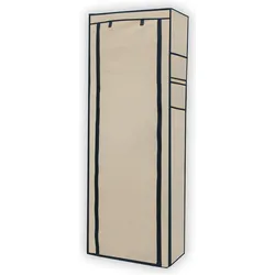 Intirilife, Stoffschrank, Faltbarer Stoffschrank (58.28 x 28 x 170 cm)