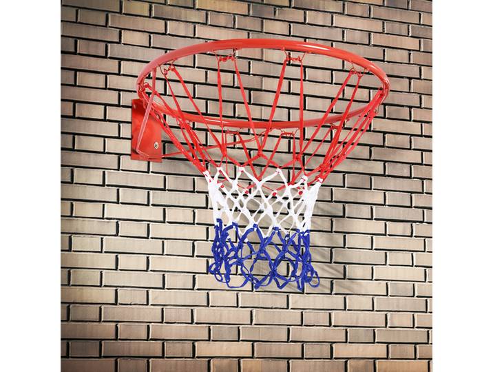 HOMCOM Panier Basketball Mural Ø46cm Intérieur Extérieur Rouge