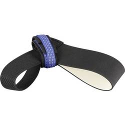 TRU COMPONENTS ESD-Dauerfersenband 1 St. Schwarz/Weiß Elastischer Klettverschluss, silbernes Gurtband, Schwarz/Weiß Bag TC-14376612