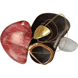 möbel direkt online Wanddekoration Eddi rot/gold/schwarz