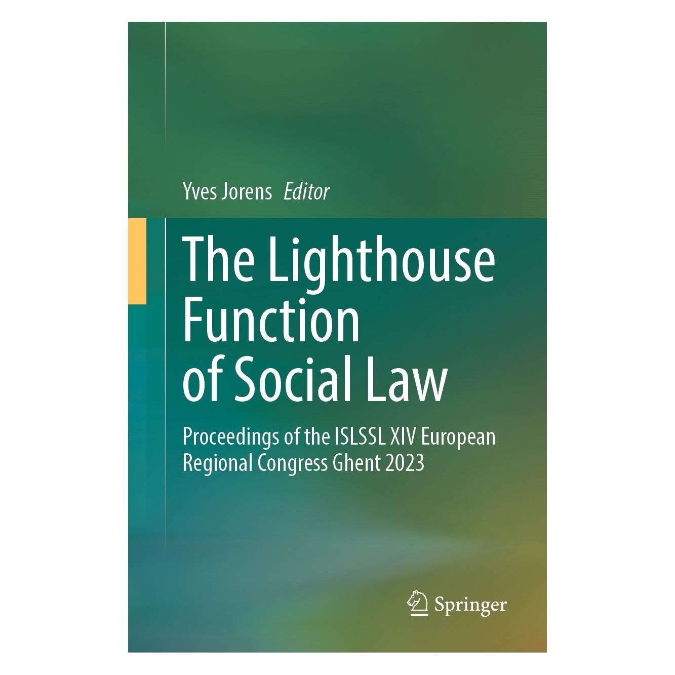Springer The Lighthouse Function of Social Law (Englisch, Hardcover, Yves Jorens) (9783031328213)