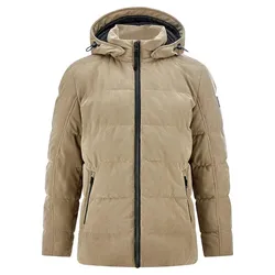 Cord-Steppjacke CALAMAR beige, 52