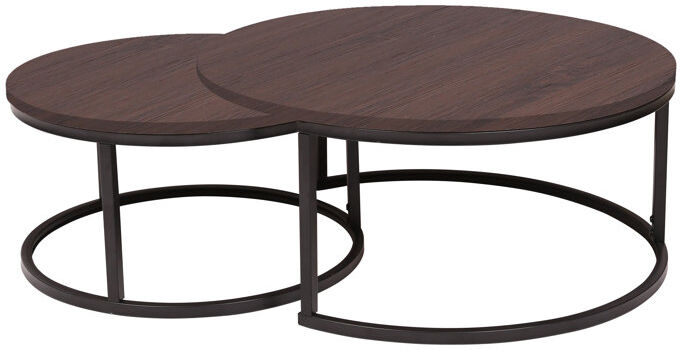Latitude Run Llyall Frame Coffee Table Brown