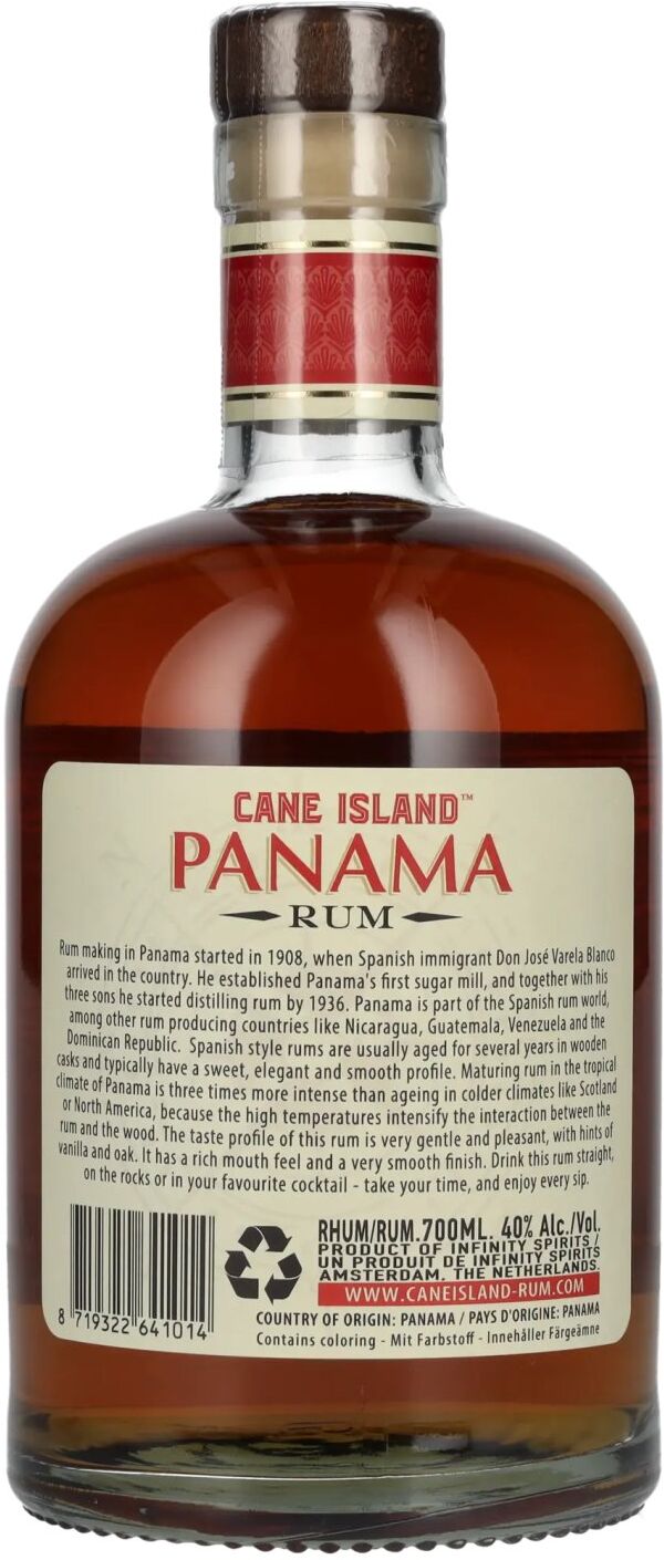 Cane Island Rum Cane Island PANAMA Single Island Blend Rum 40% Vol. 0,7l
