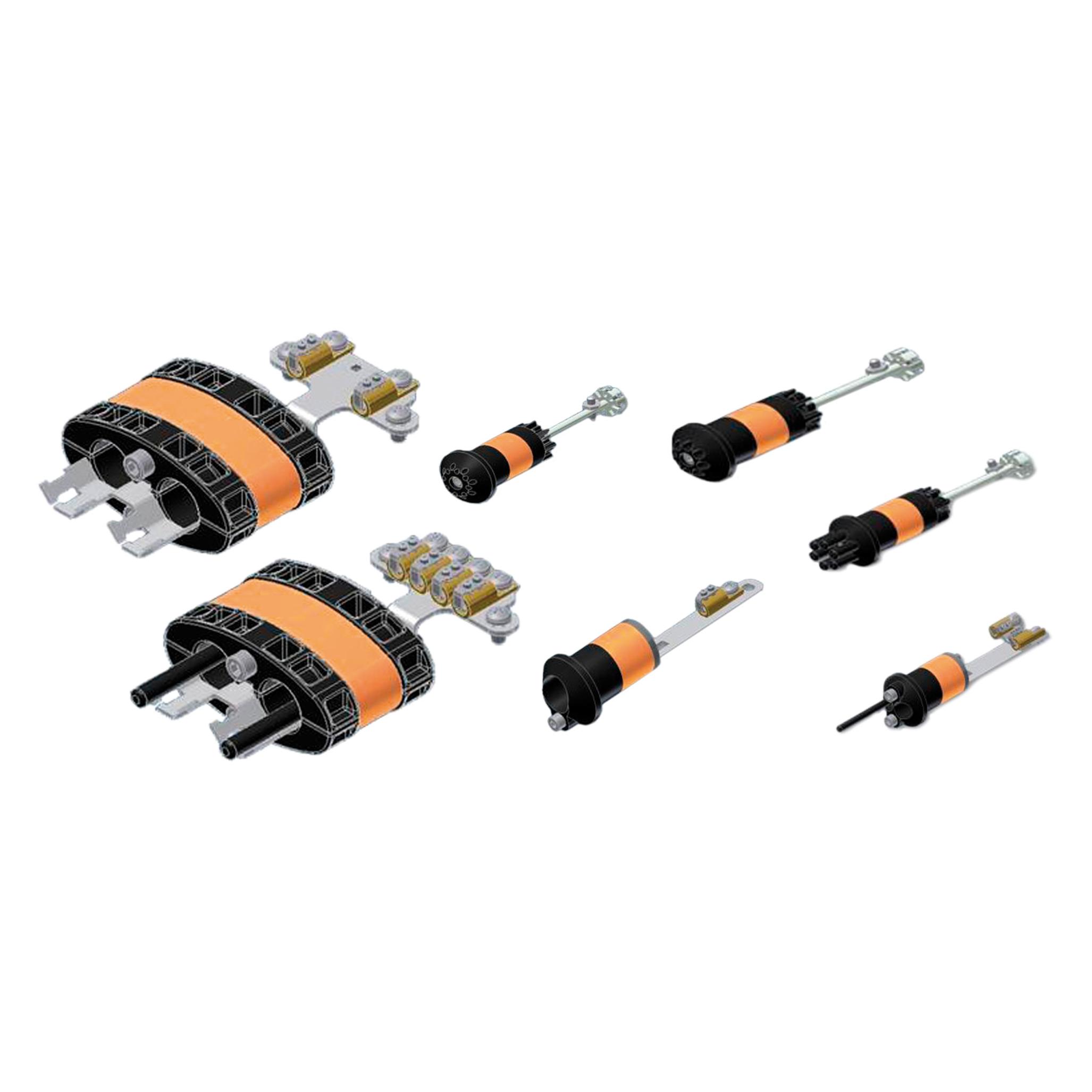 EFB Elektronik Zubehör Kabeleinführung rund 6x8mm Eingänge, 6-8mm (FOC-MRS-6x8)