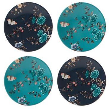 Lenox Sprig & Vine 4-Piece Tidbit Plate Set Multi