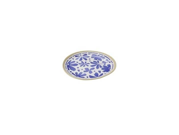 APS 85444 Assiette FLORYN - Mélamine bleu/blanc-beige\, Ø 21\,5 cm
