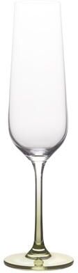 Mikasa Gianna Set of 4 Flutes, 6.75 Oz, Ombre Sage Stems