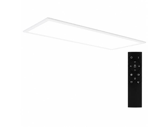 Plafonnier en fer aluminium blanc 100x25x5.5cm led 42w