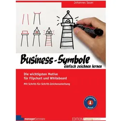 Business-Symbole einfach zeichnen lernen, Fachbücher von Johannes Sauer