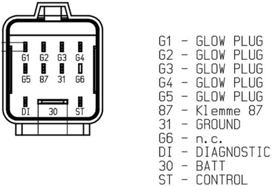 Relais, Glühanlage MAHLE MHG 72