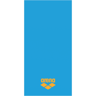 Handtuch ARENA "arena Mikrofaser Gym Handtuch", blau (turquoise, parrot), B:50cm L:100cm, Microfaser, Obermaterial: 90% Polyester, 10% Polyamid, Handtücher, Sport, Schwimmbad, Reisen, leicht, schnelltrocknend, klein, saugfähig