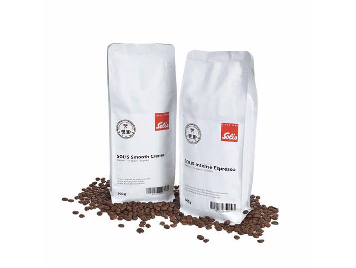 Solis Smooth Crema Kaffeebohnen – schwarz