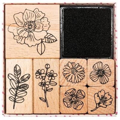 Stempelset, Hygge, Flowers