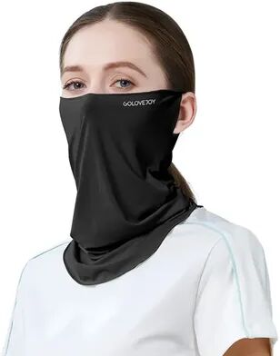 Daily Deals Depot UV Cooling Ice Silk Face & Neck Shield Mask For Women black