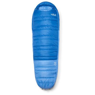 Rab - Women's Ascent -6C/ 20F - Daunenschlafsack Gr Regular - Body Size: 170 cm Zip: Right Blau