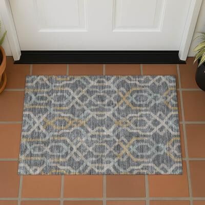 Addison Rugs Machine Washable Indoor/ Outdoor Geo Martin Chantille Rug