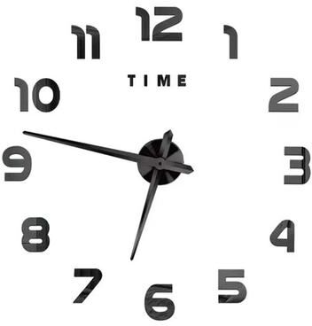Uplift Treasures DIY 3D Luminous Frameless Wall Clock 5 3d 51 Inch(130cm)