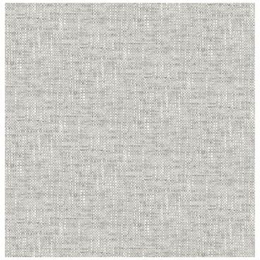NuWallpaper Grey Poplin Texture Peel & Stick Wallpaper - 216in x 20.5in x 0.025in