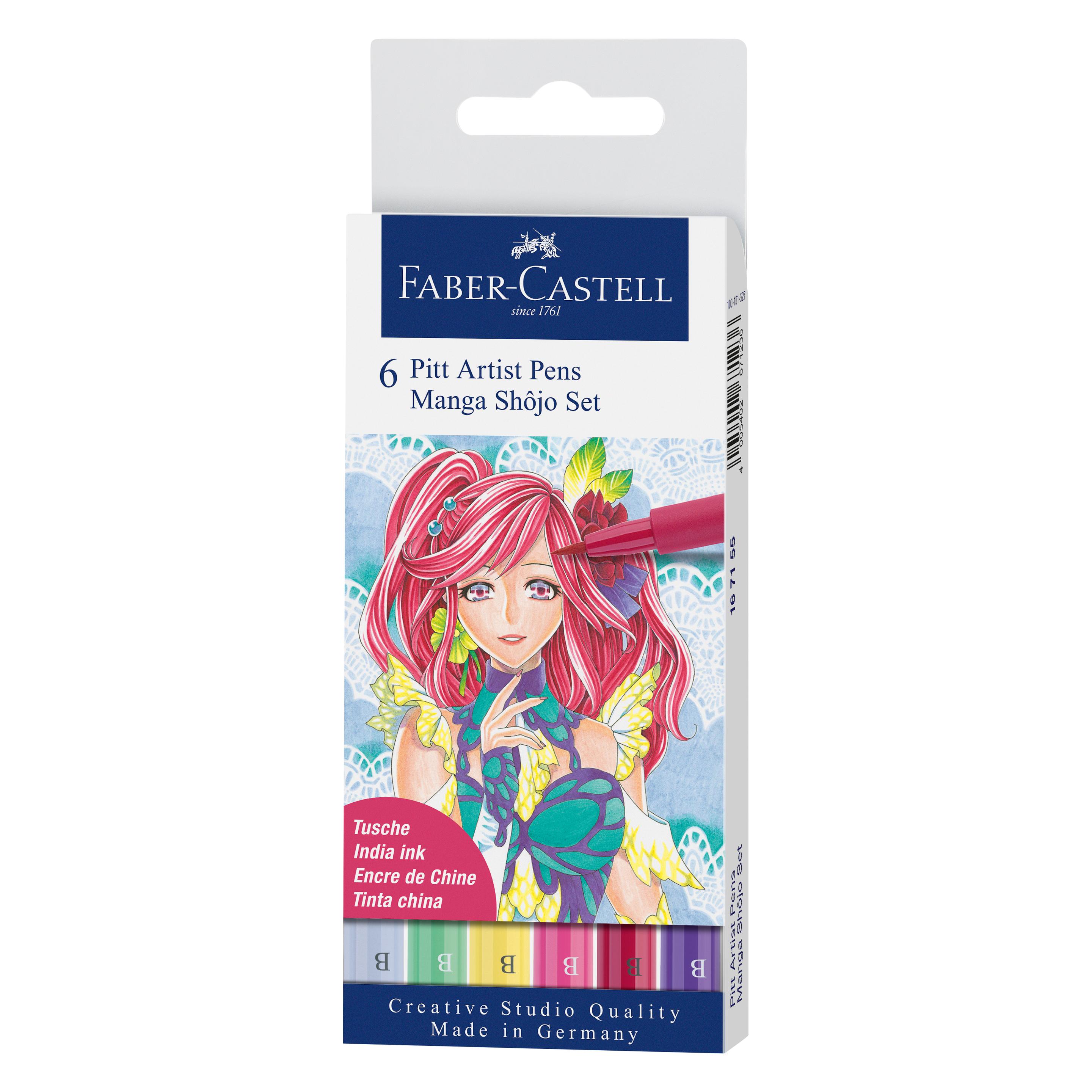 Faber-Castell Pitt Artist Manga Shôjo (6x) (167155)