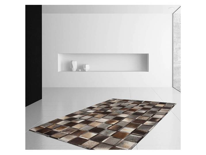 Fellteppich Lavish 410 Grau 150 x 80cm Echtleder