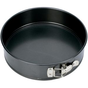 Tescoma Backform DELICIA, mit Flachboden, aus Edelstahl, Ø 28 cm, schwarz, antihaftbeschichtet, Springform